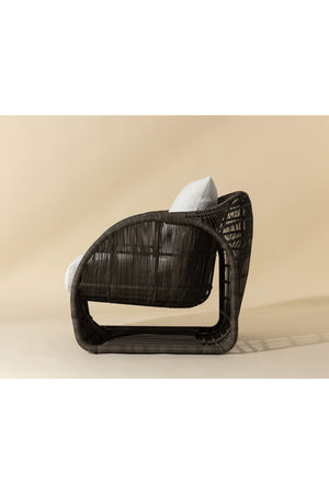   Modern European furniture - Cream Padded Indoor/Outdoor Lounge Chair - www.oroa.com | Oroa.com