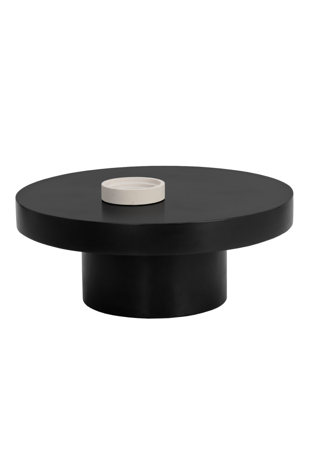   Modern European furniture - Round Gray Concrete Indoor/Outdoor Coffee Table - www.oroa.com | Oroa.com