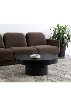   Modern European furniture - Round Gray Concrete Indoor/Outdoor Coffee Table - www.oroa.com | Oroa.com