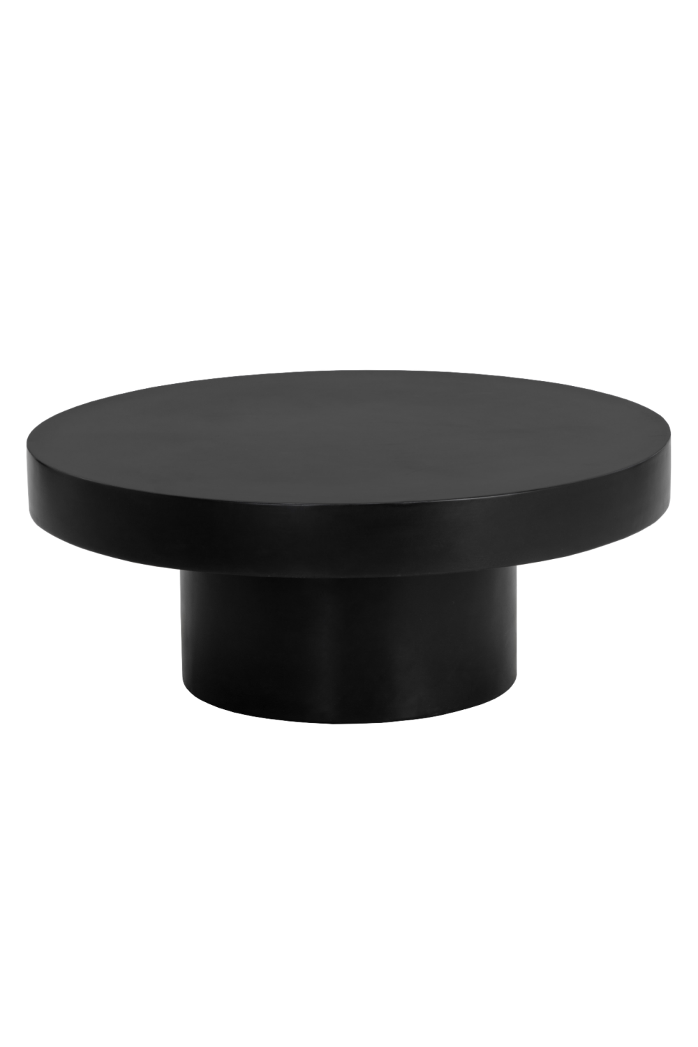   Modern European furniture - Round Gray Concrete Indoor/Outdoor Coffee Table - www.oroa.com | Oroa.com
