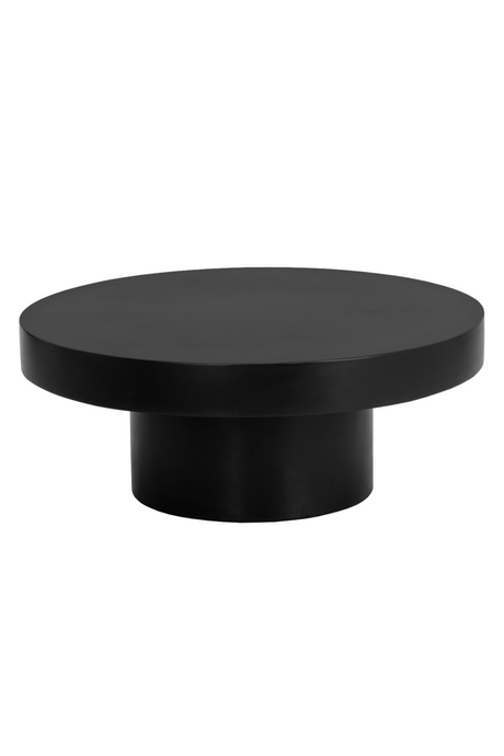   Modern European furniture - Round Gray Concrete Indoor/Outdoor Coffee Table - www.oroa.com | Oroa.com