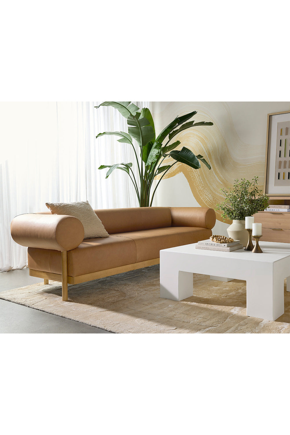   Modern European furniture - Brown Leather Sofa - www.oroa.com | Oroa.com
