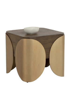   Modern European furniture - Timber Effect Indoor/Outdoor Side Table - www.oroa.com | Oroa.com
