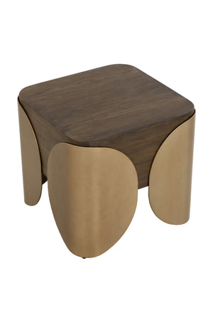   Modern European furniture - Timber Effect Indoor/Outdoor Side Table - www.oroa.com | Oroa.com