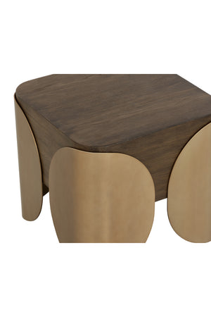   Modern European furniture - Timber Effect Indoor/Outdoor Side Table - www.oroa.com | Oroa.com