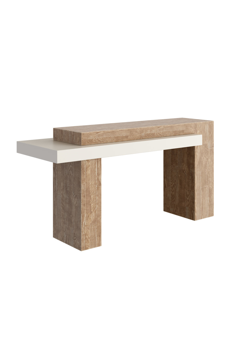   Modern European furniture - Rectangular Timber-Effect Indoor/Outdoor Console Table - www.oroa.com | Oroa.com
