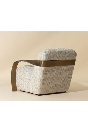   Modern European furniture - Twisted Brass Arm Lounge Chair - www.oroa.com | Oroa.com