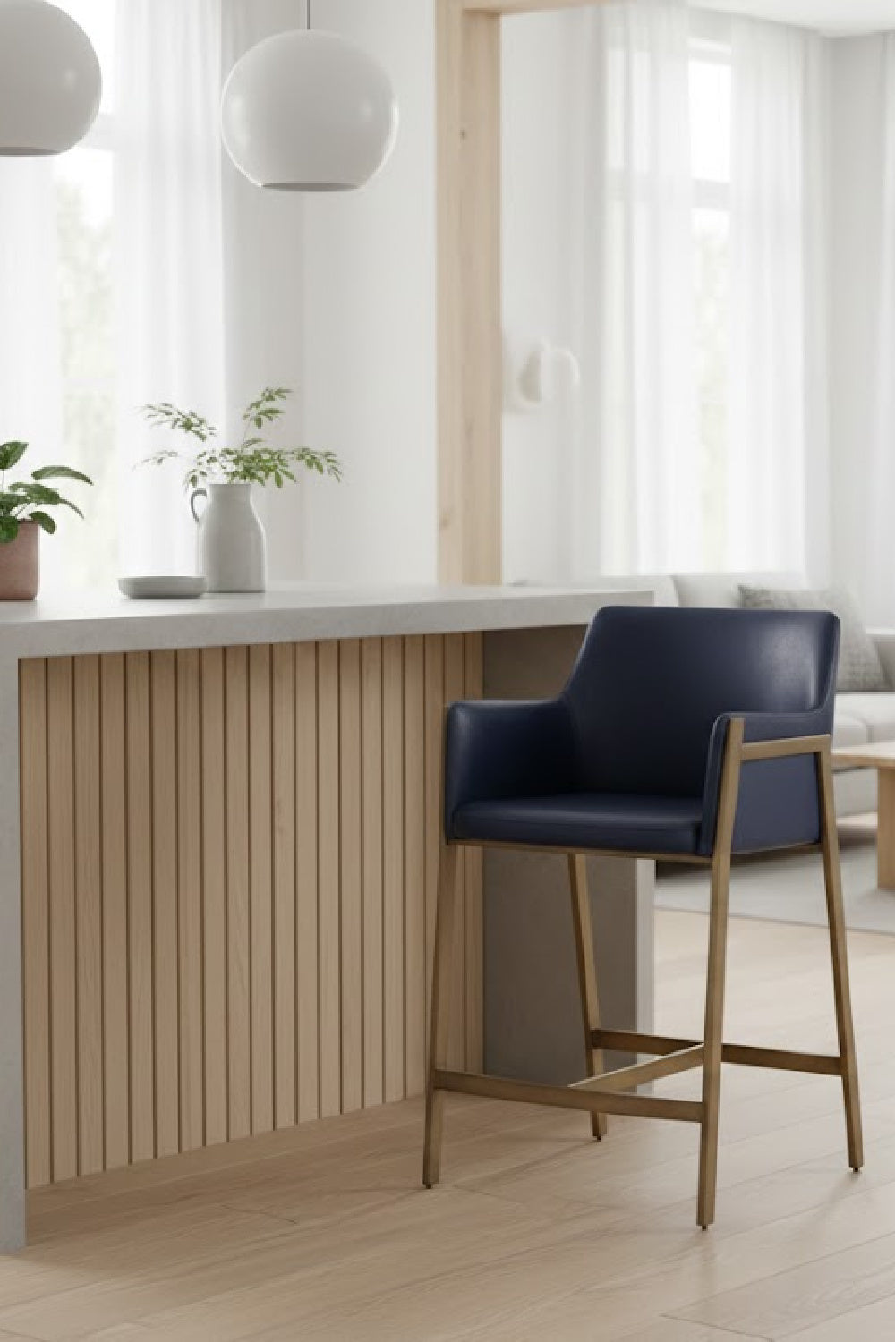   Modern European furniture - Sloped Back Counter Stool - www.oroa.com | Oroa.com