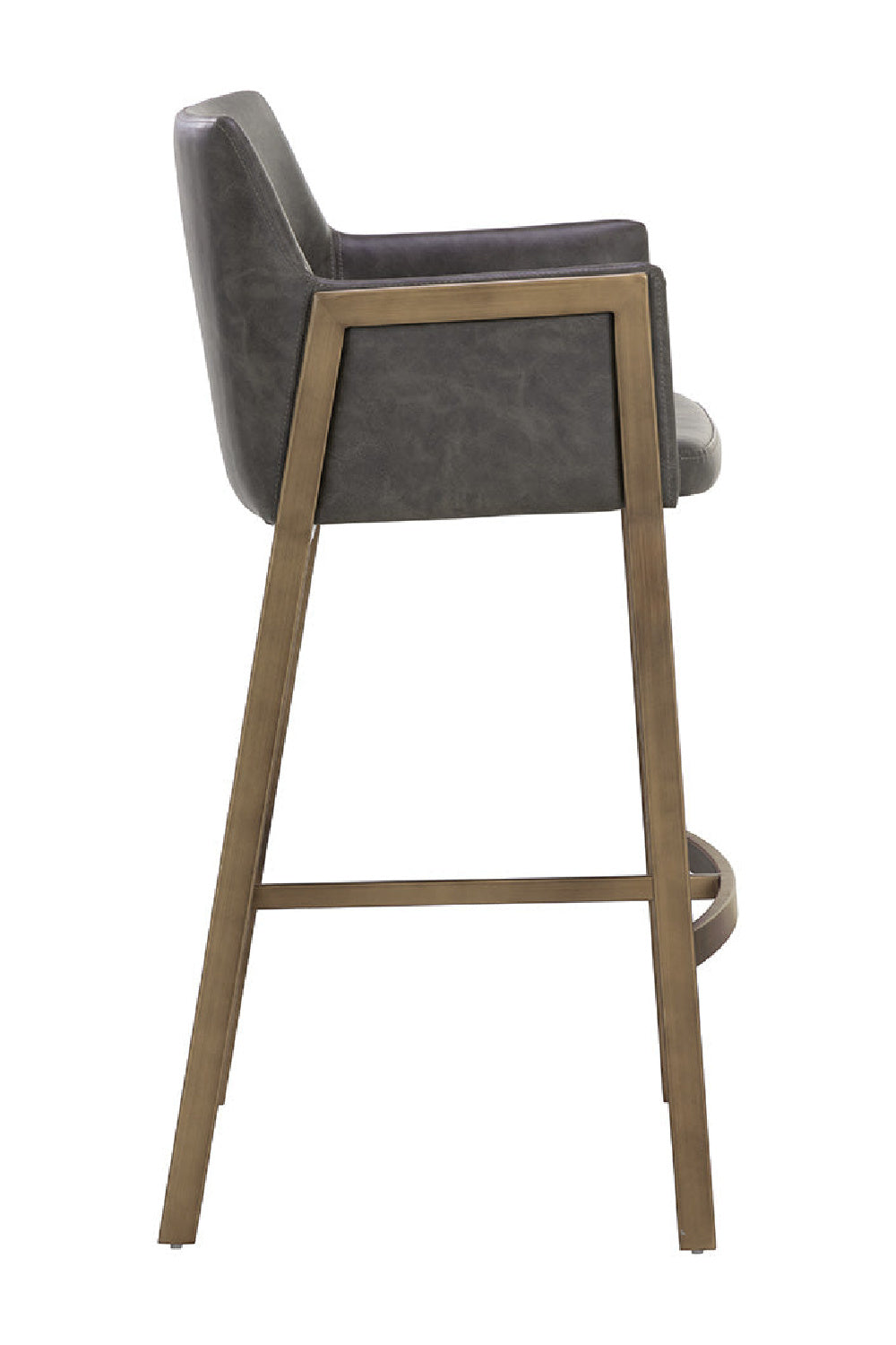   Modern European furniture - Leather-Look Bar Stool - www.oroa.com | Oroa.com