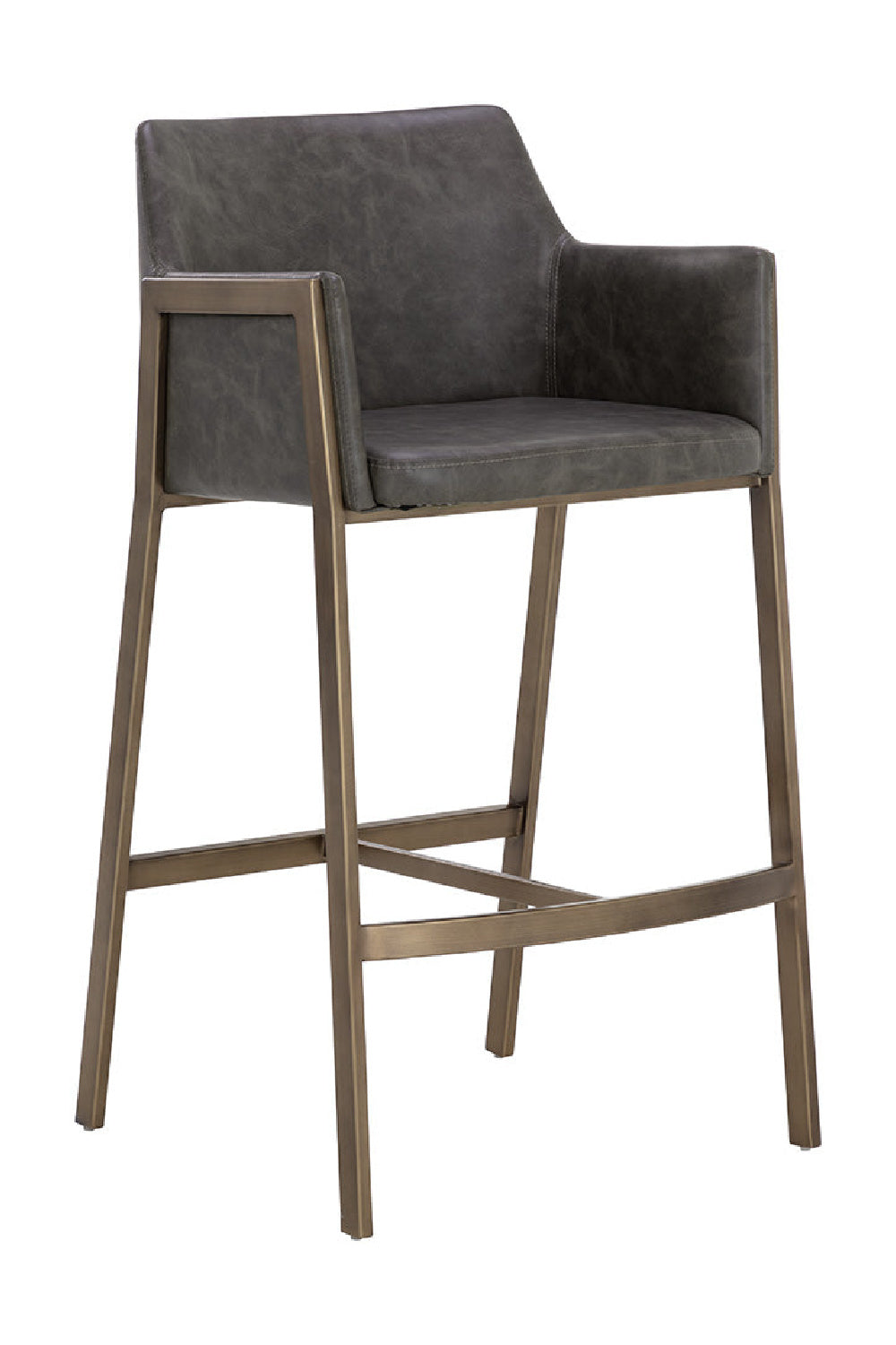   Modern European furniture - Leather-Look Bar Stool - www.oroa.com | Oroa.com