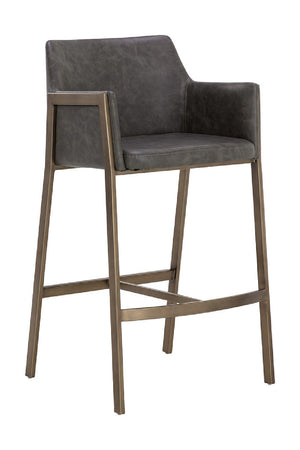   Modern European furniture - Leather-Look Bar Stool - www.oroa.com | Oroa.com