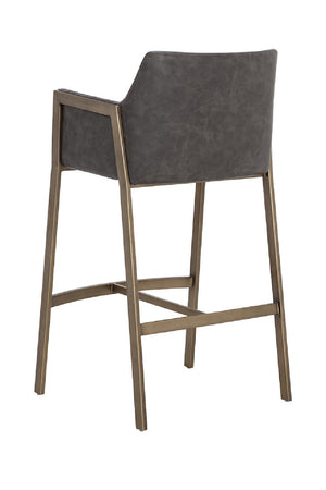   Modern European furniture - Leather-Look Bar Stool - www.oroa.com | Oroa.com
