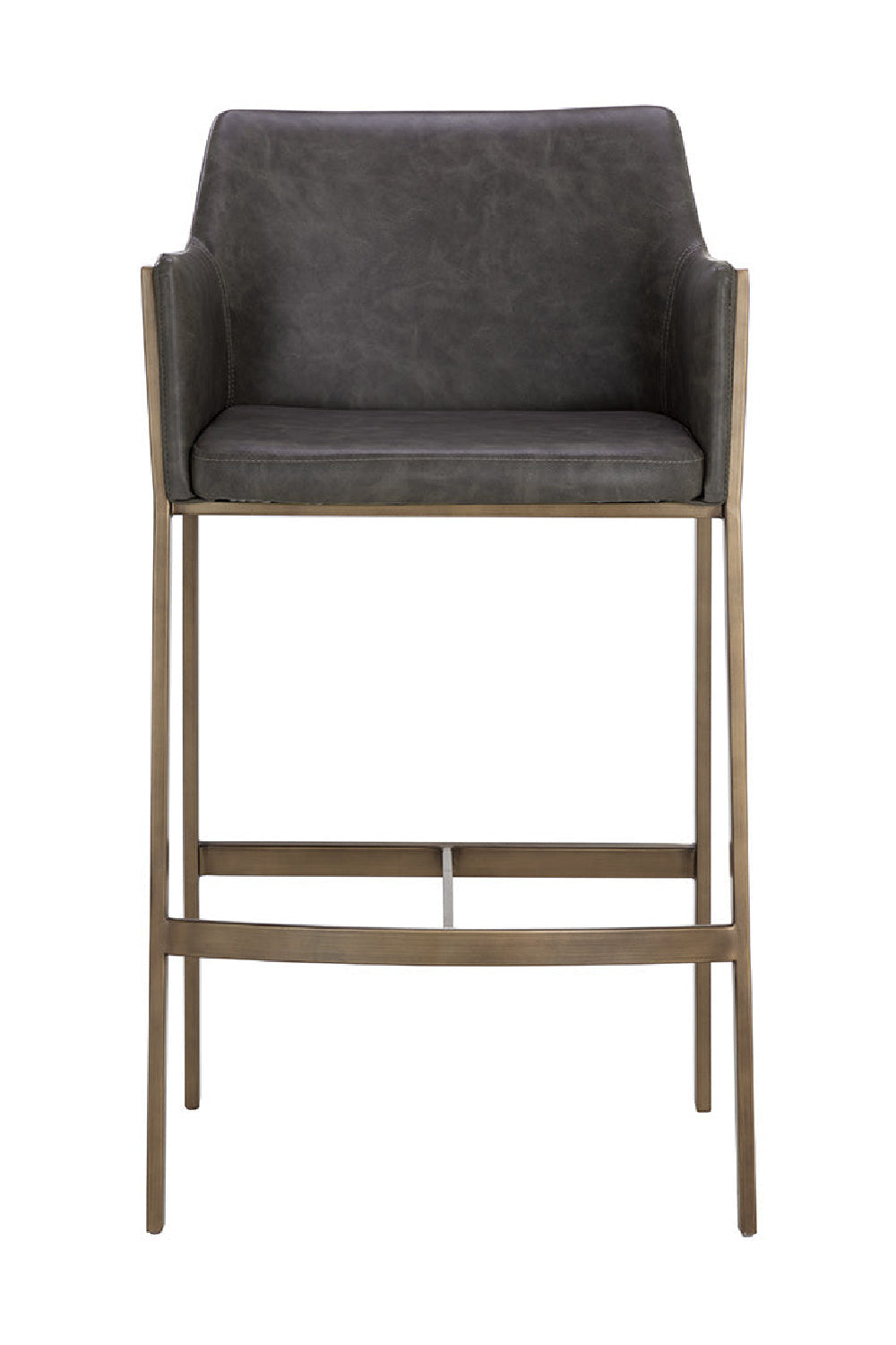   Modern European furniture - Leather-Look Bar Stool - www.oroa.com | Oroa.com
