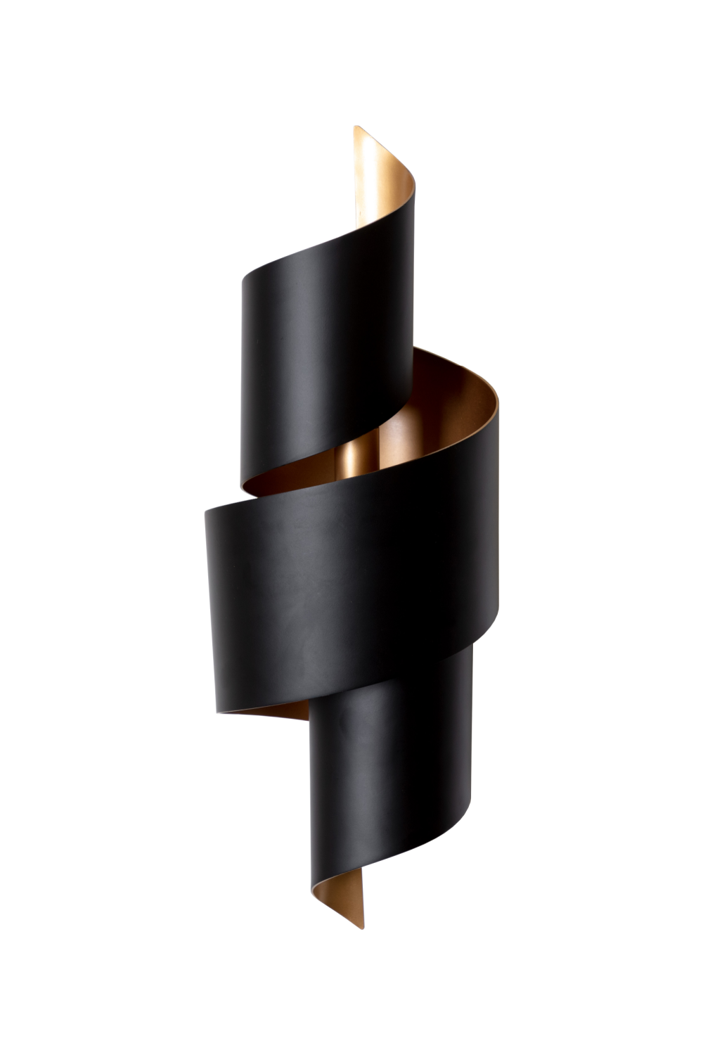   Modern European furniture - Black Metal Twisted Wall Lamp - www.oroa.com | Oroa.com