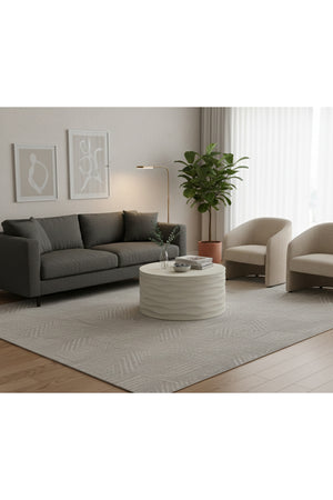   Modern European furniture - Hand-Sculpted Concrete Coffee Table - www.oroa.com | Oroa.com