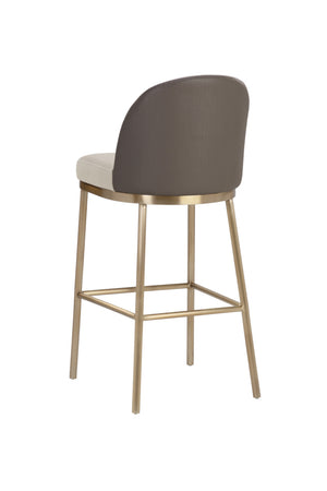   Modern European furniture - Taupe Modern Bar Stool - www.oroa.com | Oroa.com
