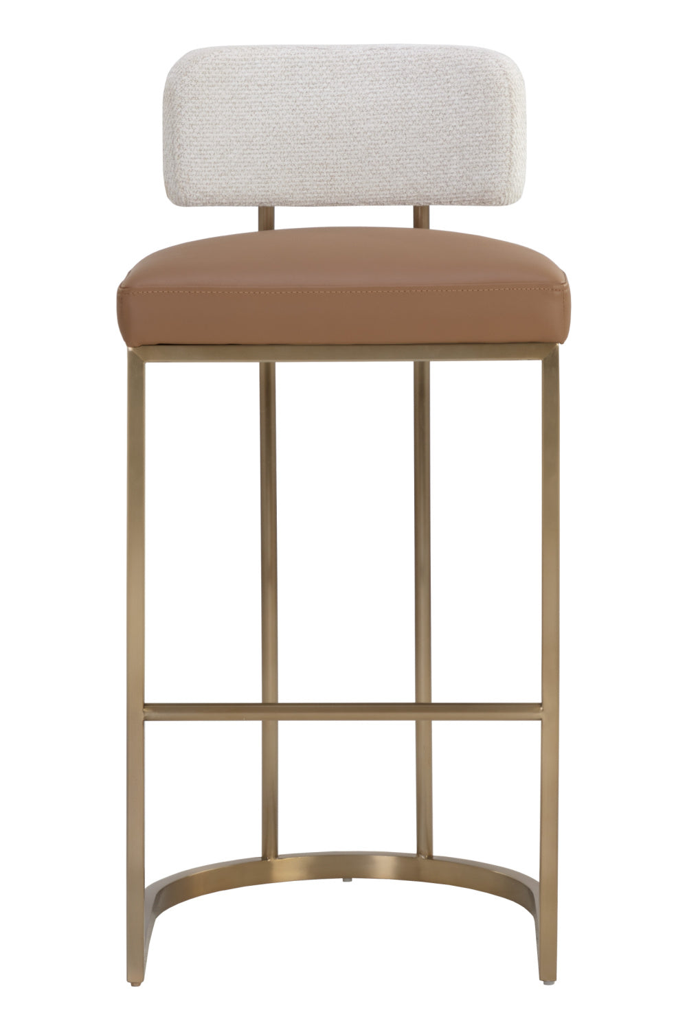   Modern European furniture - Two-Toned Low-Back Bar Stool - www.oroa.com | Oroa.com