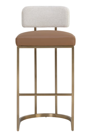   Modern European furniture - Two-Toned Low-Back Bar Stool - www.oroa.com | Oroa.com