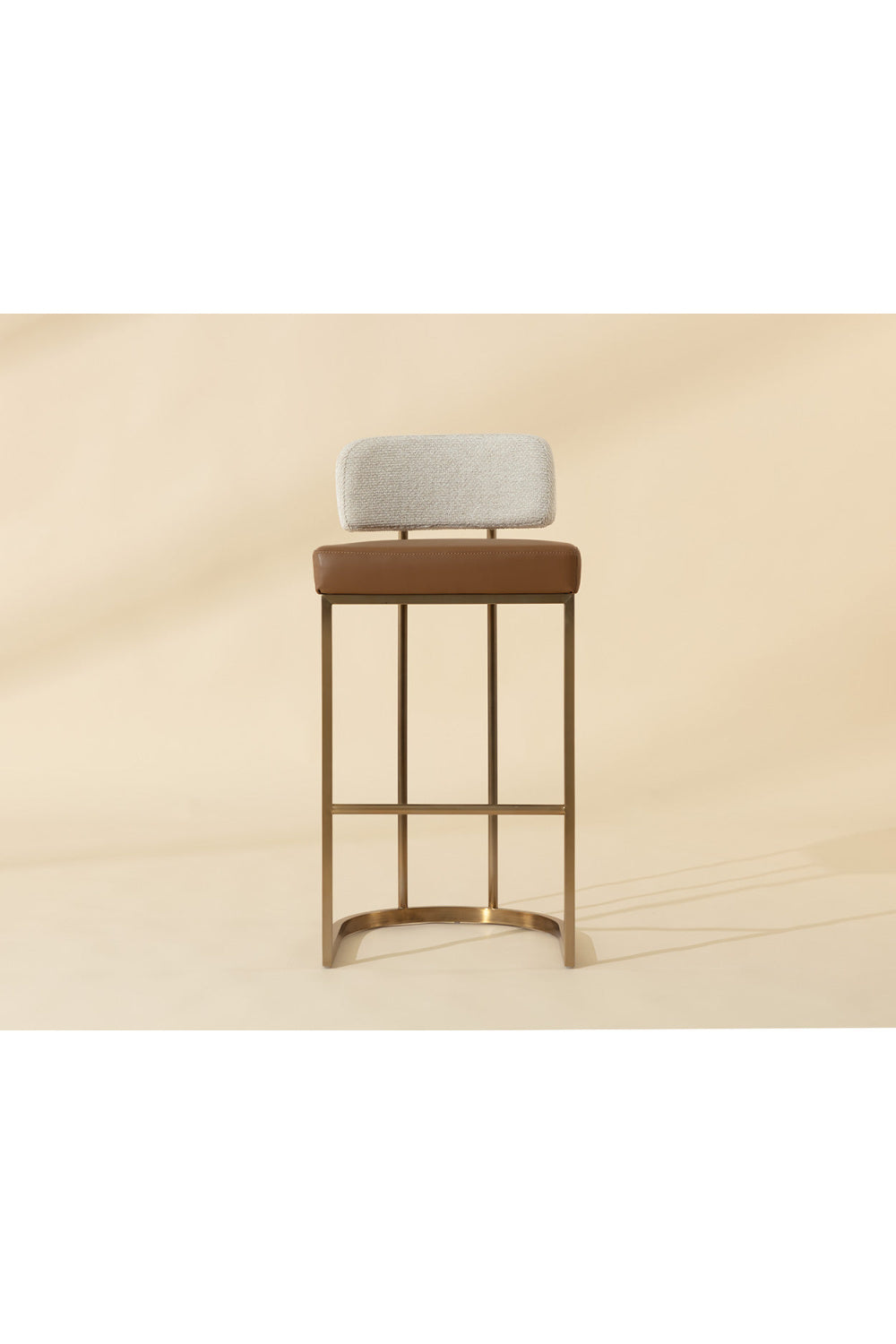   Modern European furniture - Two-Toned Low-Back Bar Stool - www.oroa.com | Oroa.com