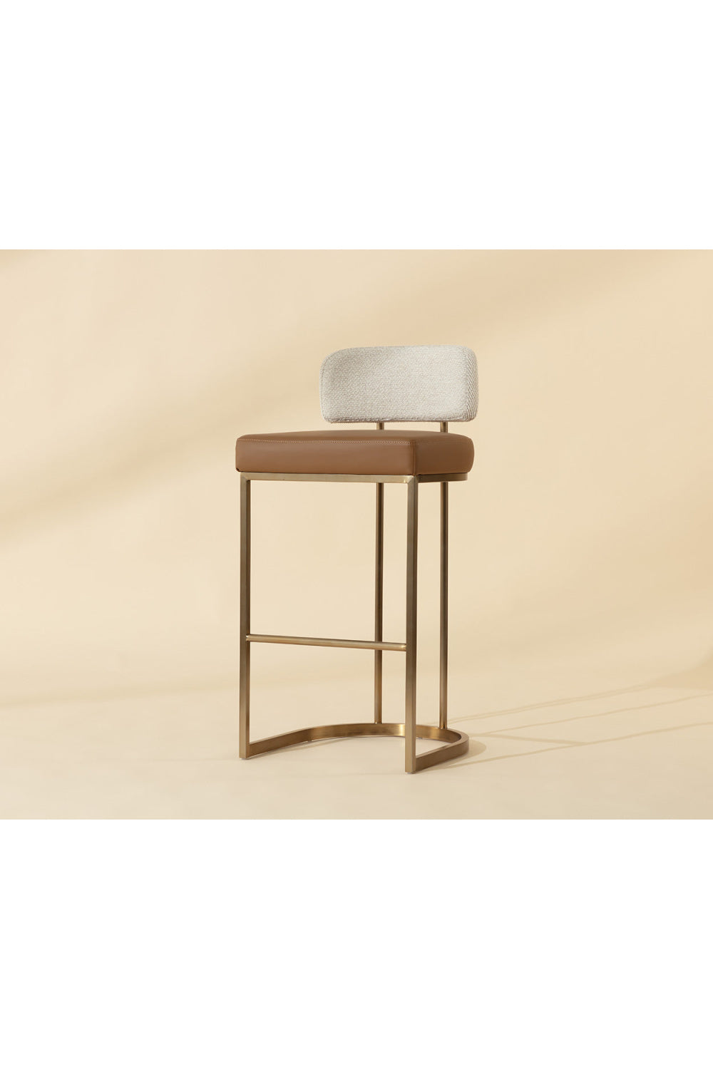   Modern European furniture - Two-Toned Low-Back Bar Stool - www.oroa.com | Oroa.com