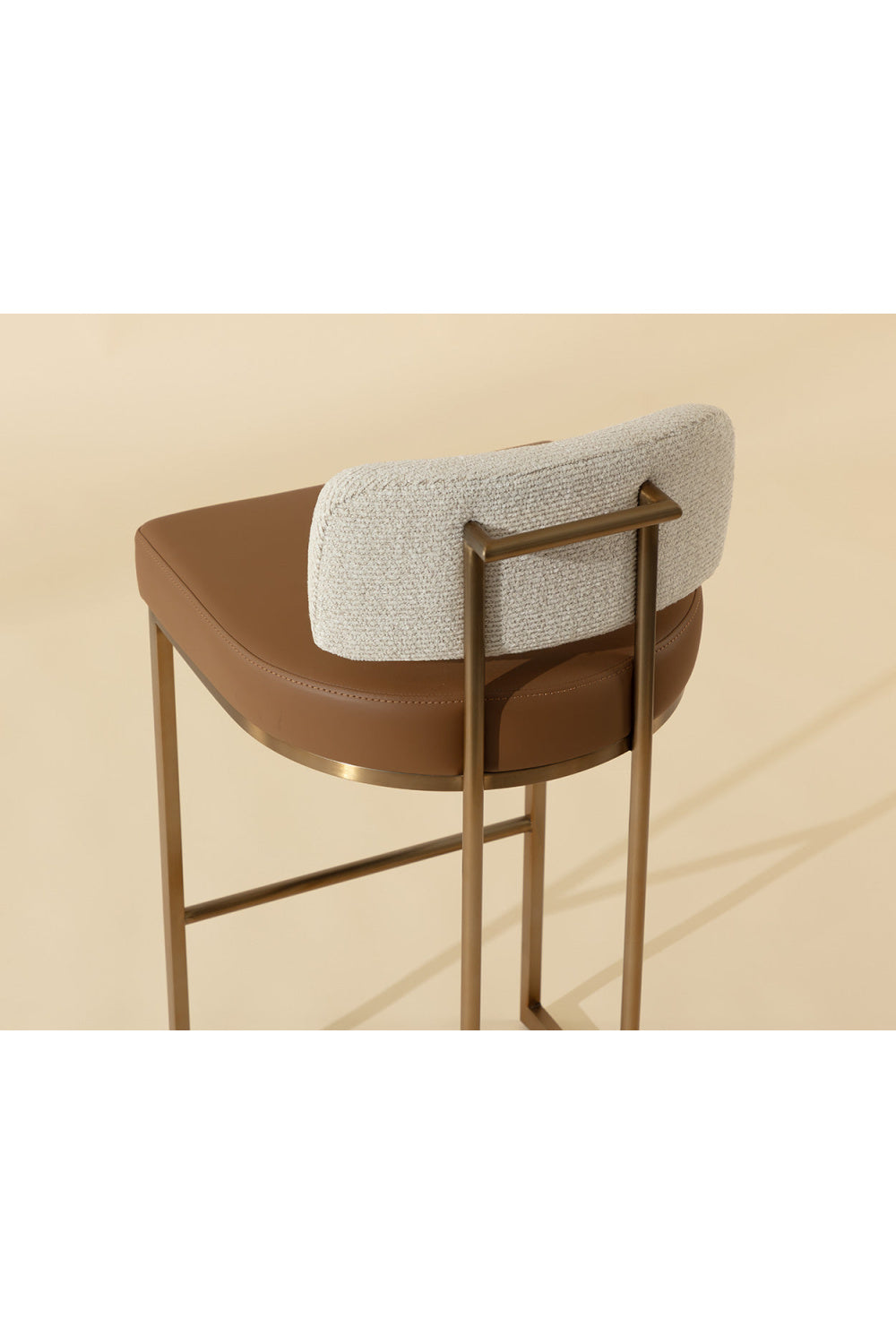   Modern European furniture - Two-Toned Low-Back Bar Stool - www.oroa.com | Oroa.com