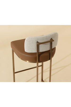   Modern European furniture - Two-Toned Low-Back Bar Stool - www.oroa.com | Oroa.com