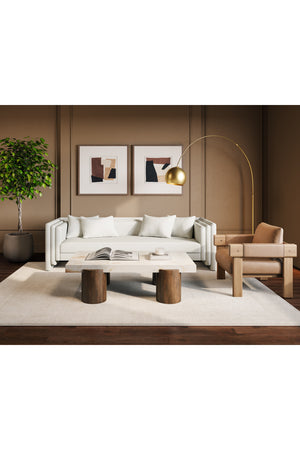   Modern European furniture - Oak Framed Leather Lounge Chair - www.oroa.com | Oroa.com