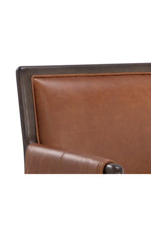   Modern European furniture - Buckle Flap Leather Dining Armchair - www.oroa.com | Oroa.com