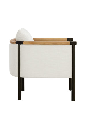   Modern European furniture - Curved Wood Frame Lounge Chair - www.oroa.com | Oroa.com