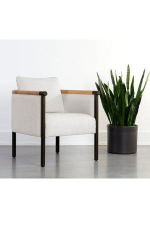   Modern European furniture - Curved Wood Frame Lounge Chair - www.oroa.com | Oroa.com