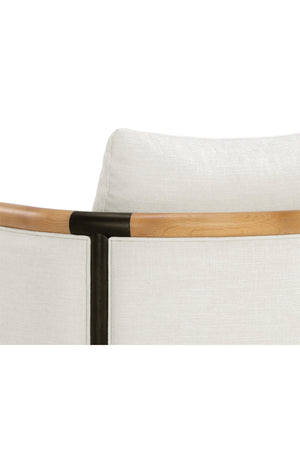   Modern European furniture - Curved Wood Frame Lounge Chair - www.oroa.com | Oroa.com