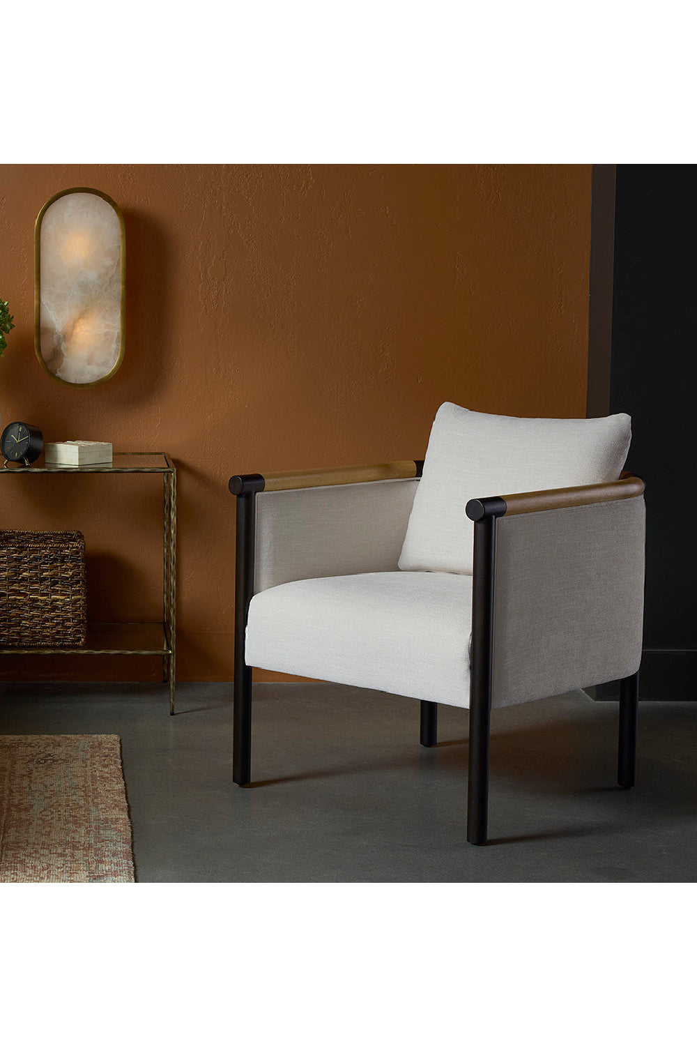   Modern European furniture - Curved Wood Frame Lounge Chair - www.oroa.com | Oroa.com
