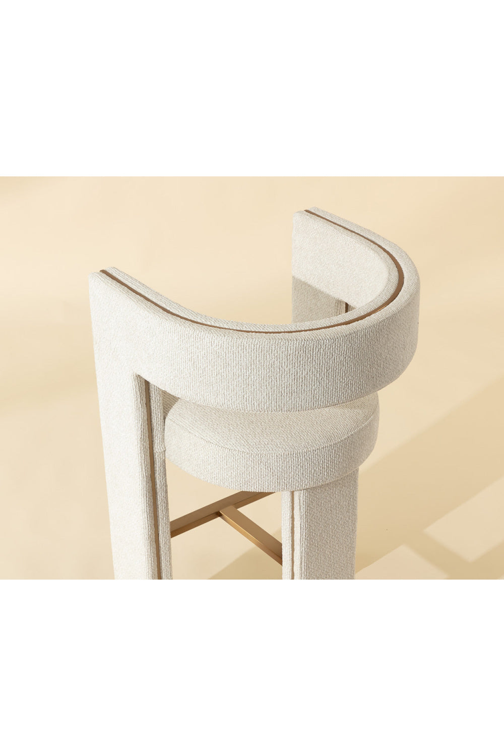   Modern European furniture - White 3-Legged Bar Stool - www.oroa.com | Oroa.com