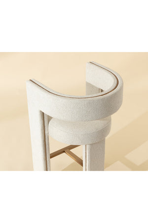   Modern European furniture - White 3-Legged Bar Stool - www.oroa.com | Oroa.com
