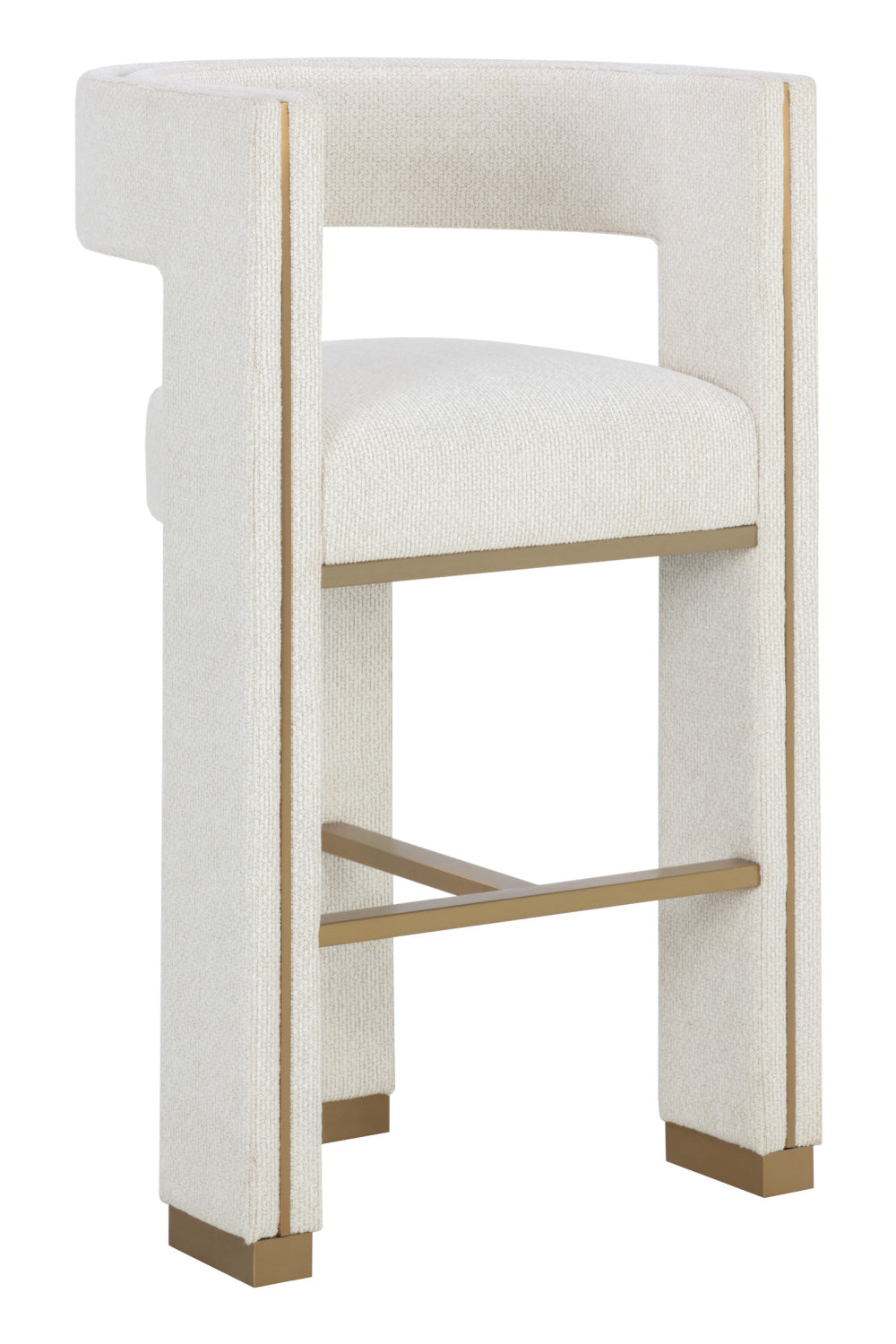   Modern European furniture - White 3-Legged Bar Stool - www.oroa.com | Oroa.com