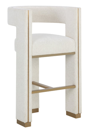   Modern European furniture - White 3-Legged Bar Stool - www.oroa.com | Oroa.com
