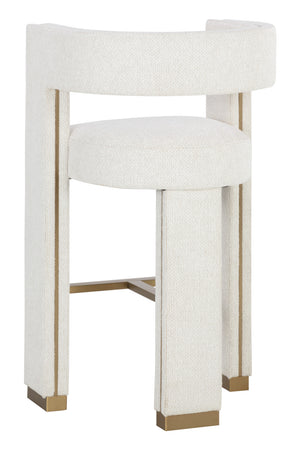   Modern European furniture - White 3-Legged Bar Stool - www.oroa.com | Oroa.com