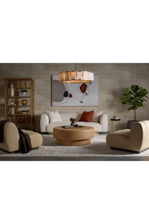   Modern European furniture - Round Leather Inspired Ottoman - www.oroa.com | Oroa.com