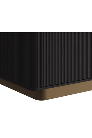   Modern European furniture - Reeded Oak 2-Drawer Nightstand - www.oroa.com | Oroa.com