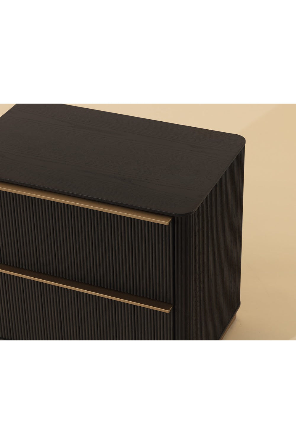   Modern European furniture - Reeded Oak 2-Drawer Nightstand - www.oroa.com | Oroa.com