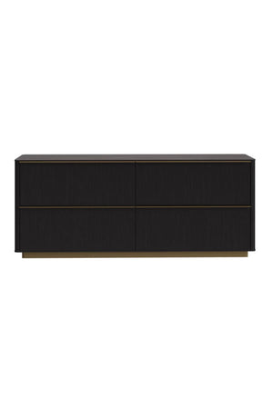   Modern European furniture - Reeded Oak 4-Drawer Dresser - www.oroa.com | Oroa.com