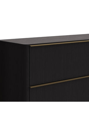   Modern European furniture - Reeded Oak 4-Drawer Dresser - www.oroa.com | Oroa.com