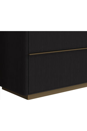  Modern European furniture - Reeded Oak 4-Drawer Dresser - www.oroa.com | Oroa.com