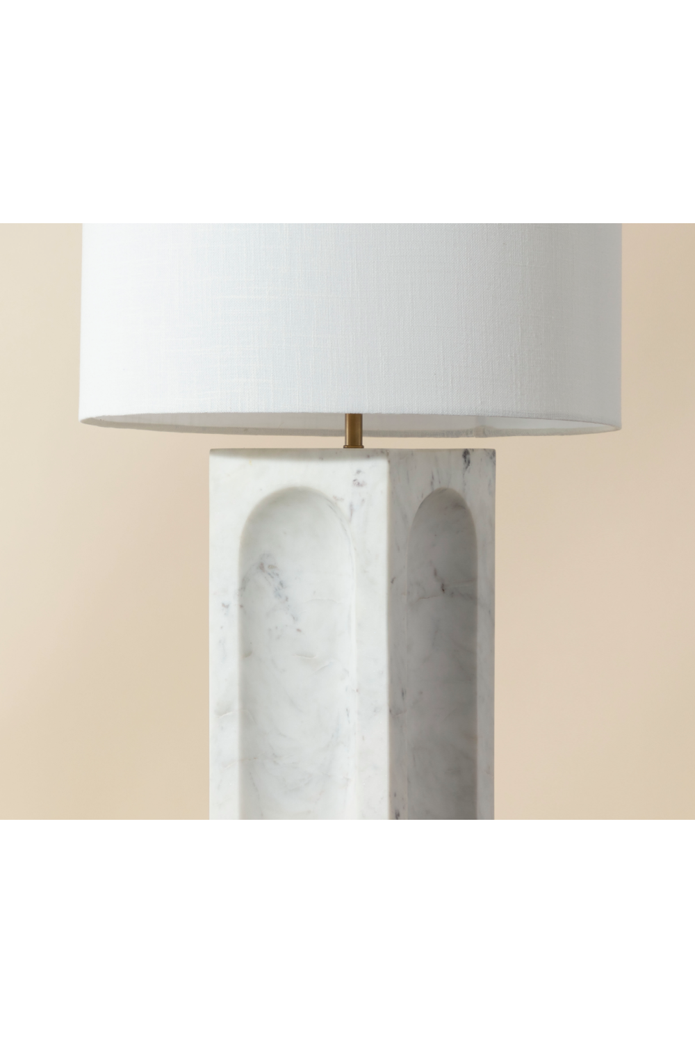   Modern European furniture - White Marble Arched Table Lamp - www.oroa.com | Oroa.com