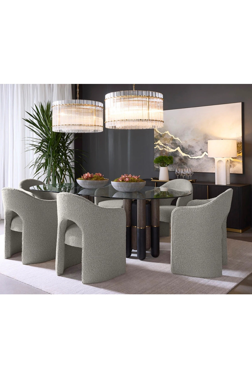   Modern European furniture - White Marble Arched Table Lamp - www.oroa.com | Oroa.com