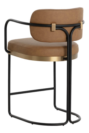   Modern European furniture - Modern Curved Seating Counter Stool - www.oroa.com | Oroa.com
