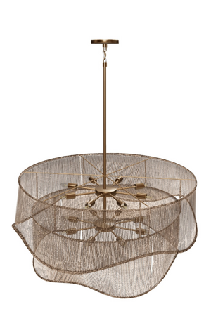   Modern European furniture - Tiered Wave Jute Chandelier - www.oroa.com | Oroa.com