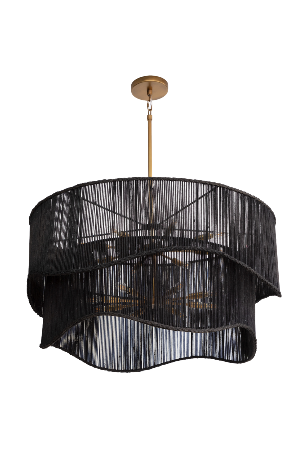   Modern European furniture - Tiered Wave Jute Chandelier - www.oroa.com | Oroa.com