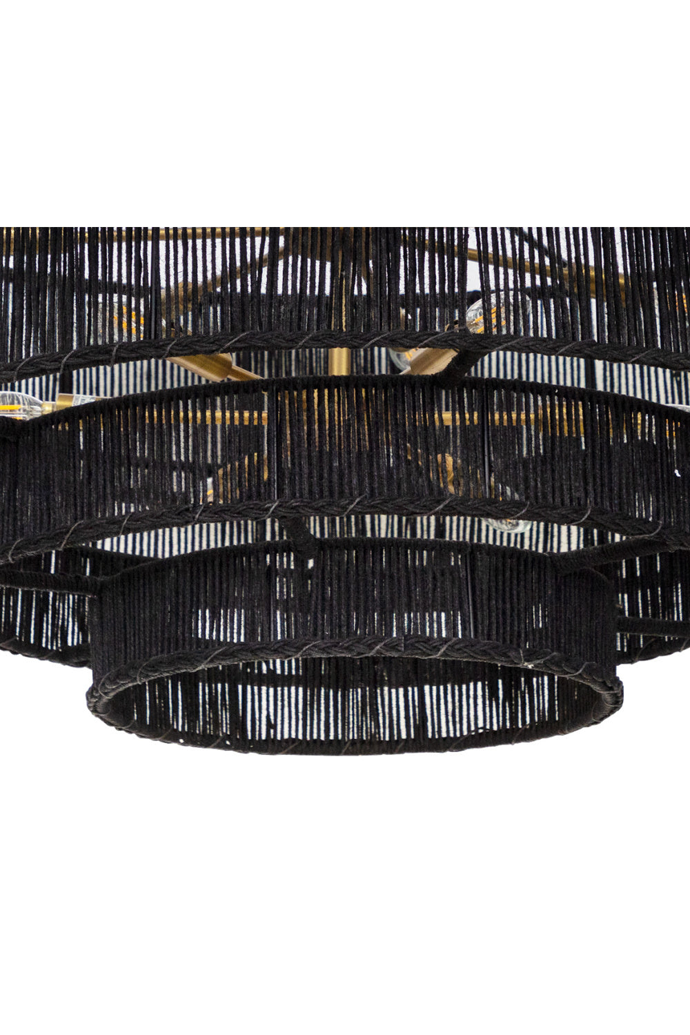   Modern European furniture - 4-Tier Rustic Jute Chandelier - www.oroa.com | Oroa.com