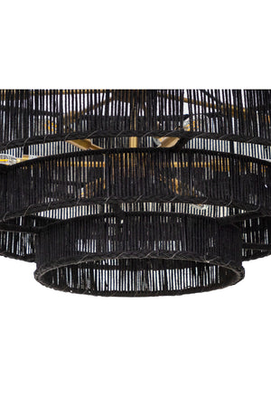   Modern European furniture - 4-Tier Rustic Jute Chandelier - www.oroa.com | Oroa.com